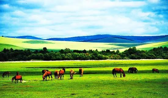 内蒙古，梦幻般的蓝色辽阔之地